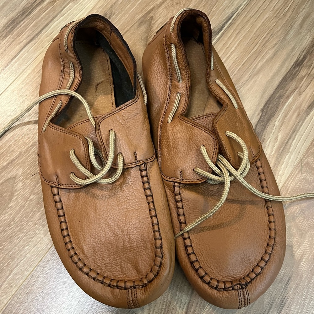Tadeevo minimalist men’s boat shoes